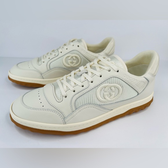 Gucci MAC80 Women's White Leather GG Double G Logo Ace Sneakers Size EU 41 - Picture 12 of 12